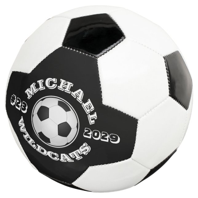 Bola De Futebol Presente personalizado para jogador de futebol (Três quartos)