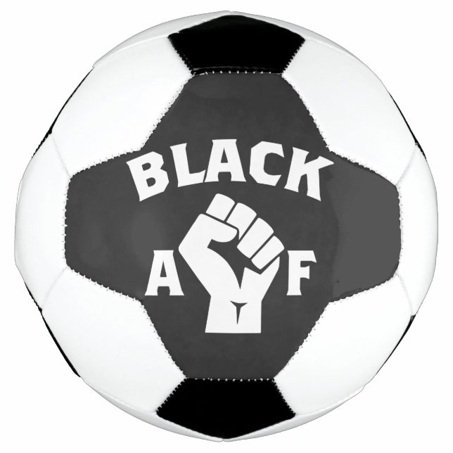 Bola De Futebol Punho de Protesto AF Preto (Frente)
