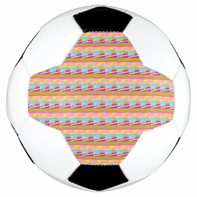 Bola De Futebol Purple Yacht (Frente)