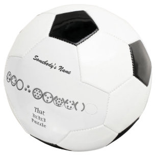Bola De Futebol Quebra-cabeça Centesimal 10 Dgt '3x3x3' por Kenne