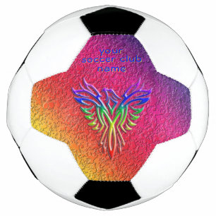Bola De Futebol Rainbow Phoenix Ascensão LBGTQ+ e nome do clube de
