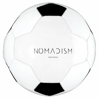 Bola De Futebol Registros Nômades Logotipo Preto