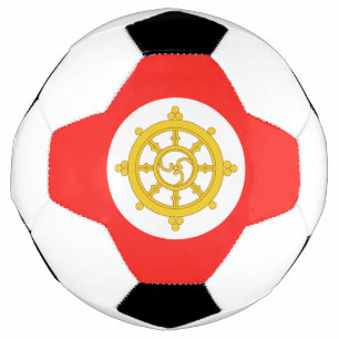 Bola De Futebol Reino de Sikkim Flag
