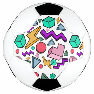 Bola De Futebol Retro estético da Vintage dos anos 80