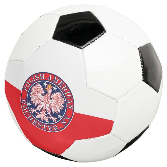 Bola De Futebol Rochester New York Polonês Eagle (Três quartos)