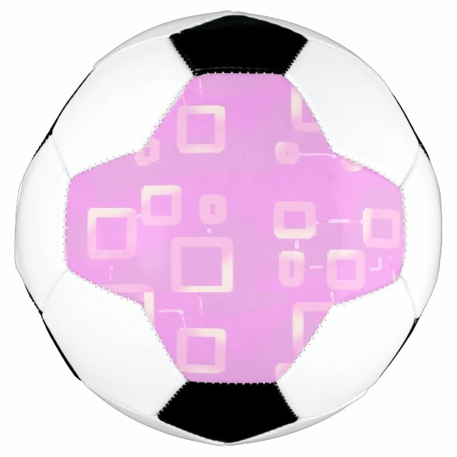 Bola De Futebol Rosa claro (Frente)