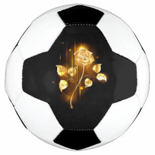 Bola De Futebol rosa do ouro ( rosa dourado )