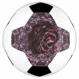 Bola De Futebol Rosa Mandala