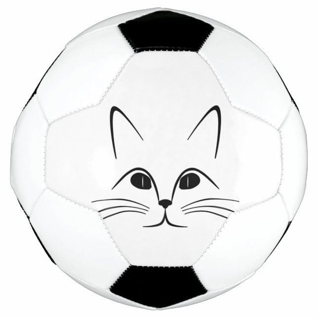 BOLA DE FUTEBOL ROSTO DE GATO (Frente)