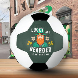 Bola De Futebol Rua de sorte e barbudo, o duende do dia de Patrick