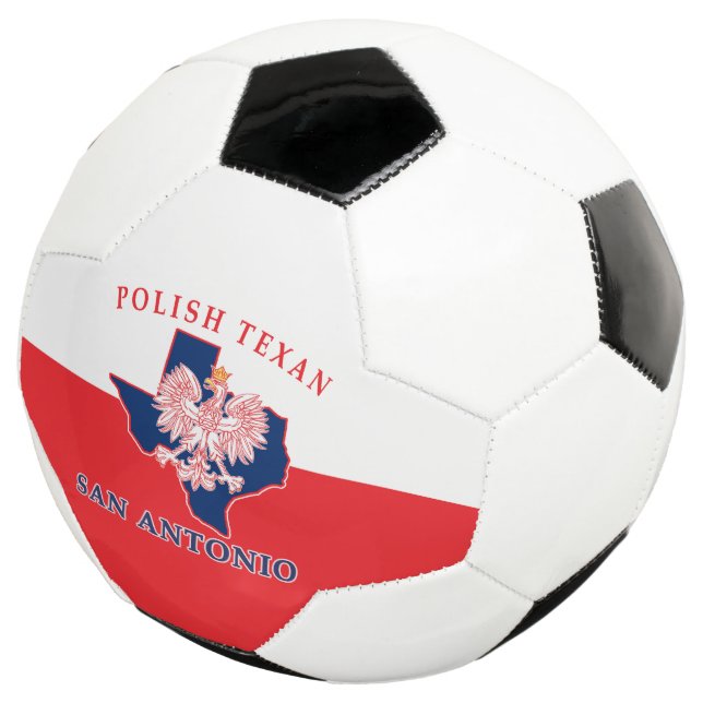 Bola De Futebol San Antonio Texan Polonês (Três quartos)