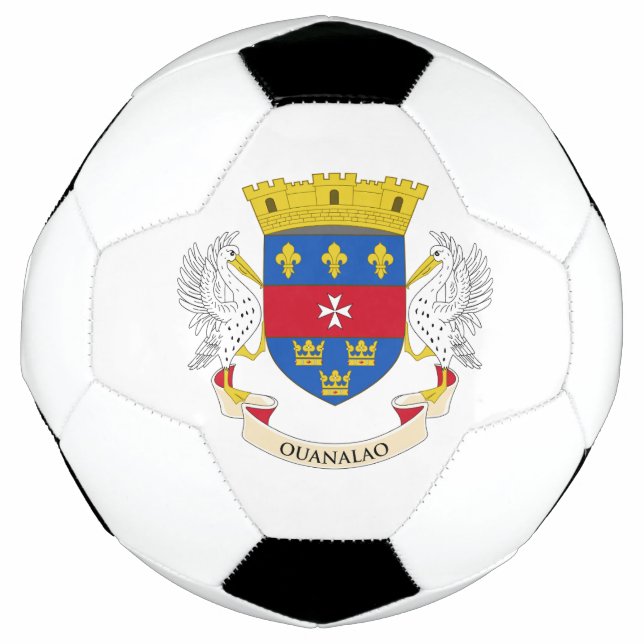 Bola De Futebol Santo Barthélemy Flag (Frente)