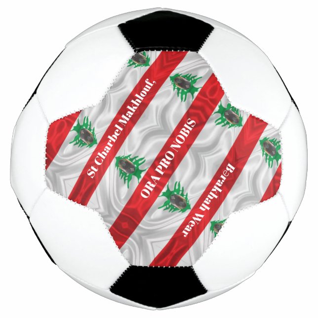 Bola De Futebol Santo Charbel Makhlouf (Frente)