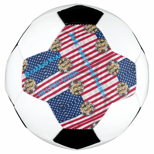 Bola De Futebol Santos Americanos (Frente)