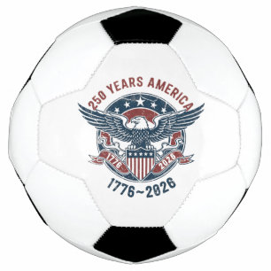Bola De Futebol Selo Águia Vintage América 250 – 1776-2026