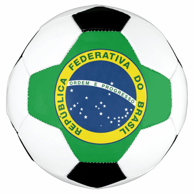 Bola De Futebol selo nacional do brasil (Frente)