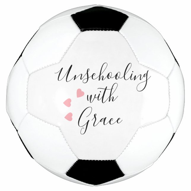 Bola De Futebol Sem escolaridade Mãe Grace Hearts (Frente)