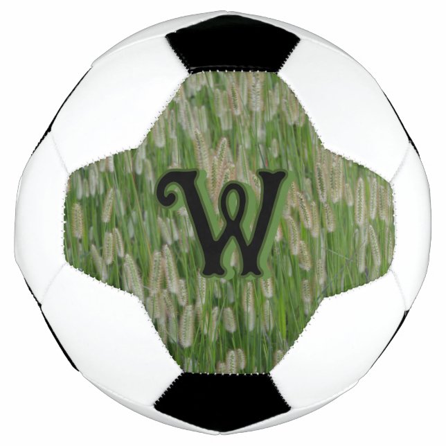 Bola De Futebol Sementes De Grãos Verdes Altas (Frente)