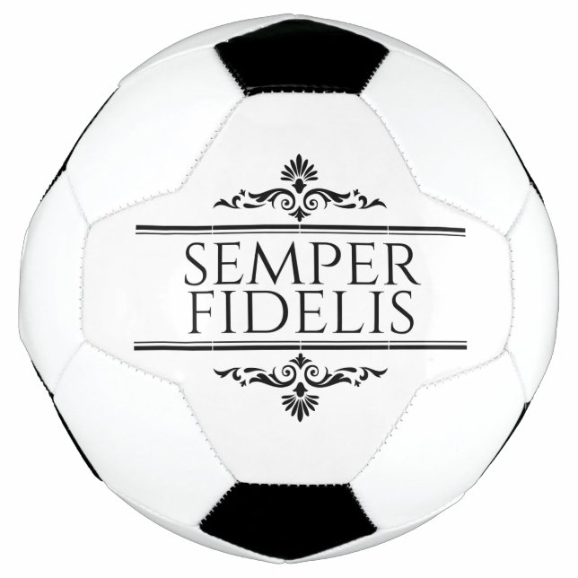 Bola De Futebol Semper Fidelis (Frente)