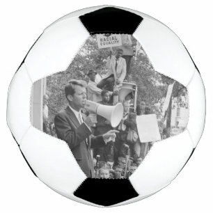 Bola De Futebol Sen. Robert Kennedy Campaigning para Presidente do