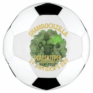 Bola De Futebol Shamrockzilla Peacekeeper: St. Patrick’s Day Kaiju
