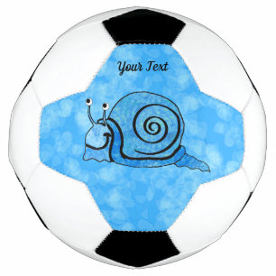 Bola De Futebol Shell de Padrão do Corante Azul Coletor de Cartoon