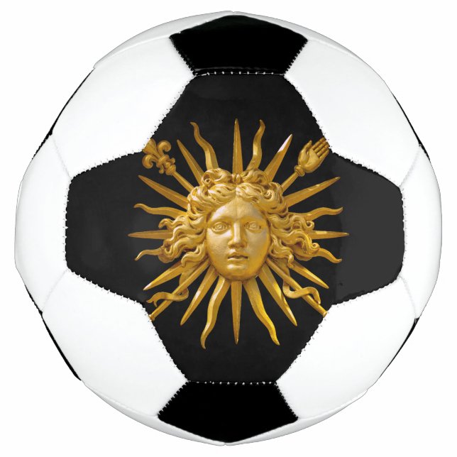 Bola De Futebol Símbolo de Luís XIV o Rei Sol (Frente)