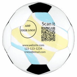 Bola De Futebol Simples código q r adicionar logotipo nome de códi
