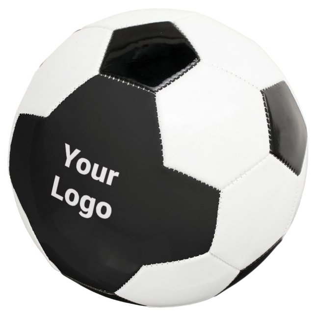 Bola De Futebol simples e minimamente personalizado adicione o end (Três quartos)