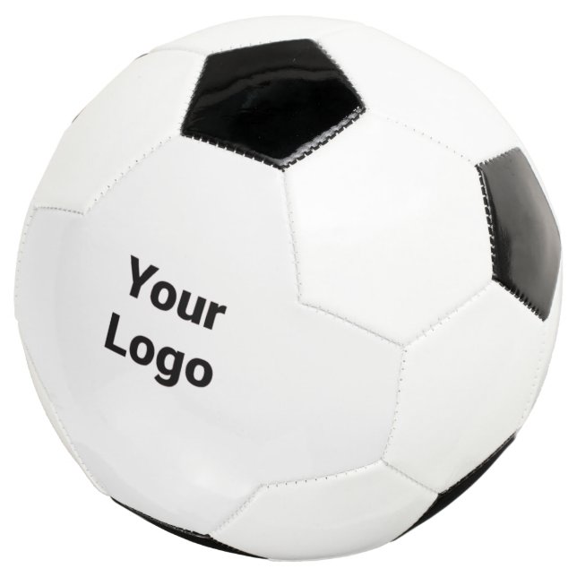 Bola De Futebol simples e minimamente personalizado adicione o end (Três quartos)