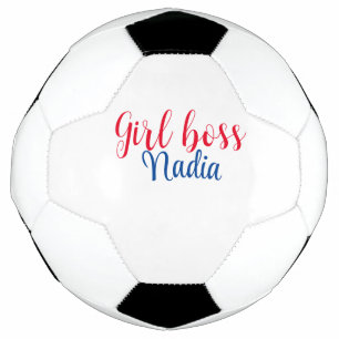 Bola De Futebol simples textos de imagem com nome de garota chefe