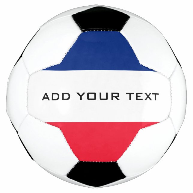 Bola De Futebol Sinalizador da França Personalizado (Frente)