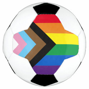Bola De Futebol Sinalizador de diversidade de gay do arco-íris Lg