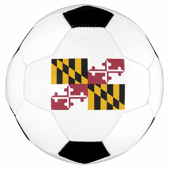 Bola De Futebol Sinalizador do Estado de Maryland (Frente)