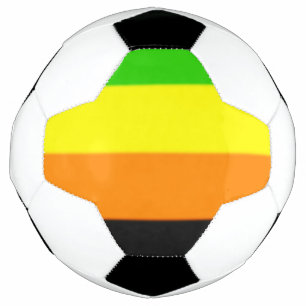 Bola De Futebol Sinalizador do Orgulho Aromântico de Queda
