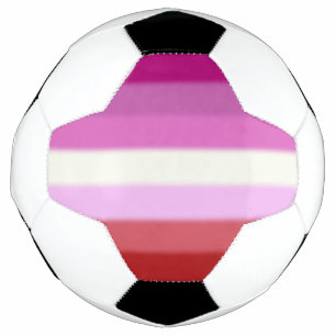 Bola De Futebol Sinalizador do Orgulho Lésbico de Queda
