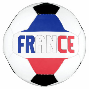 Bola De Futebol Sinalizador França Red White Blue Patriótico 