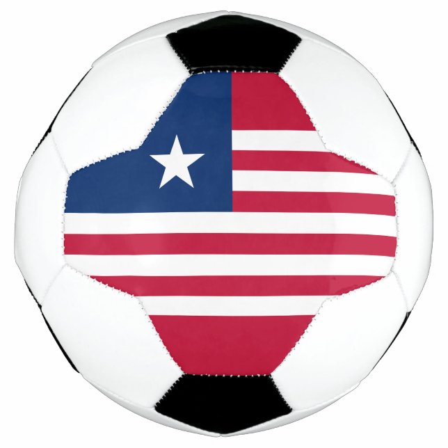 Bola De Futebol Sinalizador Libéria (Frente)