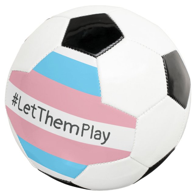 Bola De Futebol Sinalizador Trans #LetThemPlay (Três quartos)