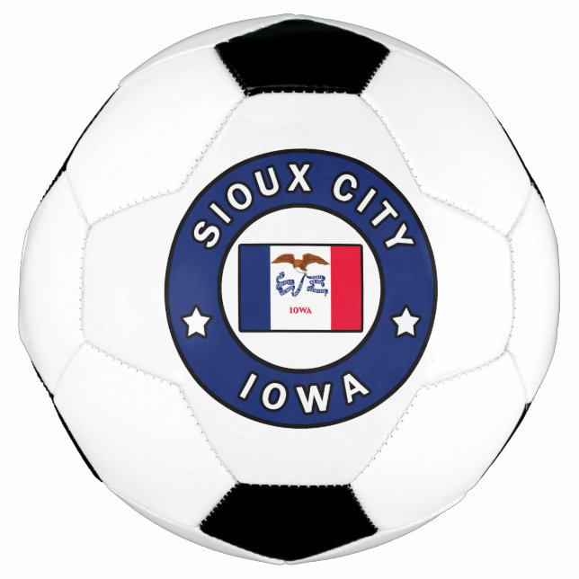 Bola De Futebol Sioux City Iowa (Frente)
