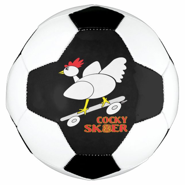 Bola De Futebol Skater Cocky (Frente)