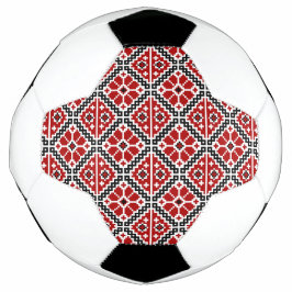 Bola De Futebol Slavic Ethnic Embroidery, Balkan Traditional