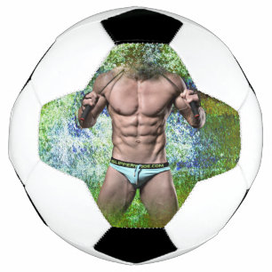 Bola De Futebol SlipperyJoe's homem adulto altamente musculoso sem