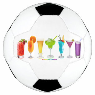 Bola De Futebol SlipperyJoe's torce bebidas alcoólicas coquetéis L