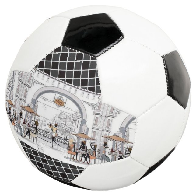 Bola De Futebol Soccer Ball Paris França (Três quartos)