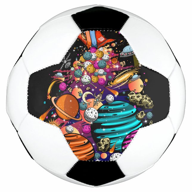 Bola De Futebol Space Candy (Frente)