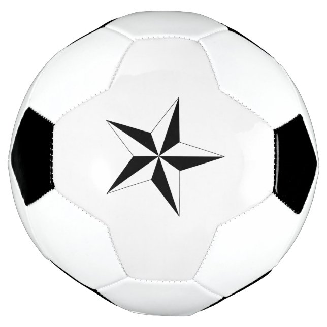 Bola de Futebol Sporty Star Mark com Visual Único (Invertido)