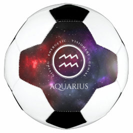 Bola De Futebol Starfield Aquarius Water Bearer Western Zodiac