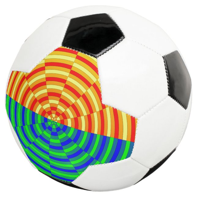 Bola De Futebol Sunrise digital por Kenneth Yoncich (Três quartos)