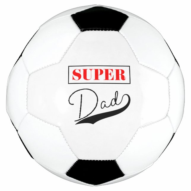 Bola De Futebol Super Pai (Frente)